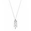 Foto de Collar plata rodio ovalos circonitas blancas