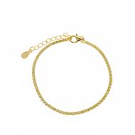 Foto de Pulsera Blink plata baño oro con circonitas 