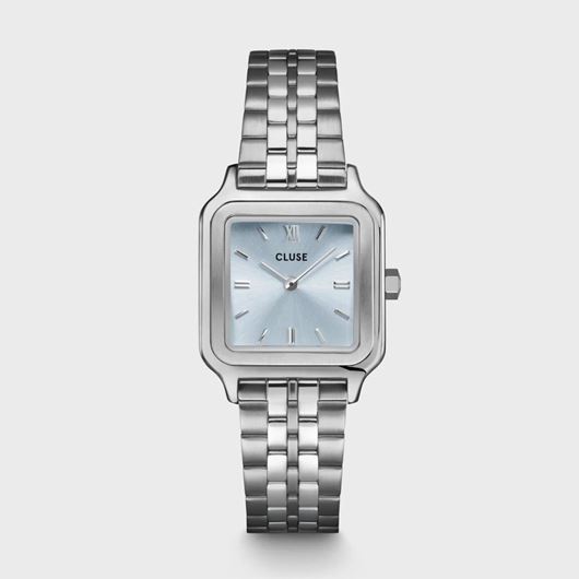 Foto de Reloj Cluse Gracieuse Petite Acero, Color Azul Claro, Plata