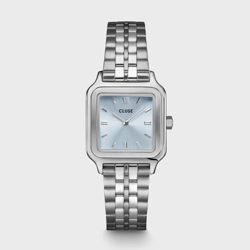 Foto de Reloj Cluse Gracieuse Petite Acero, Color Azul Claro, Plata