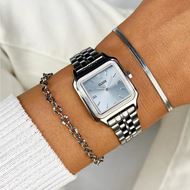 Foto de Reloj Cluse Gracieuse Petite Acero, Color Azul Claro, Plata