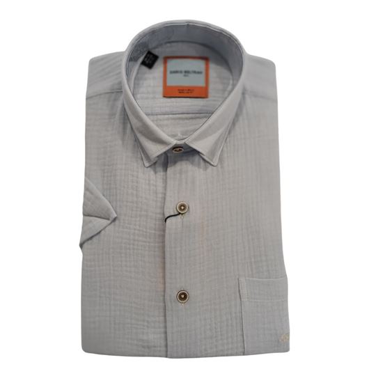 Foto de Camisa azul cielo manga corta regular fit