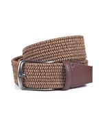 Picture of Cinturón trenzado elástico fibra camel