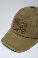Foto de Gorra verde militar con logo bordado