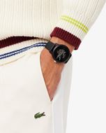 Foto de Reloj automático con correa de cuero color negro