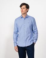 Foto de Camisa sport maquineta azulón y blanco