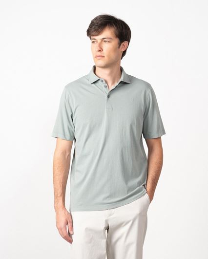 Foto de Polo verde agua algodón