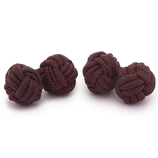 Foto de Gemelos elásticos de bola color marrón oscuro