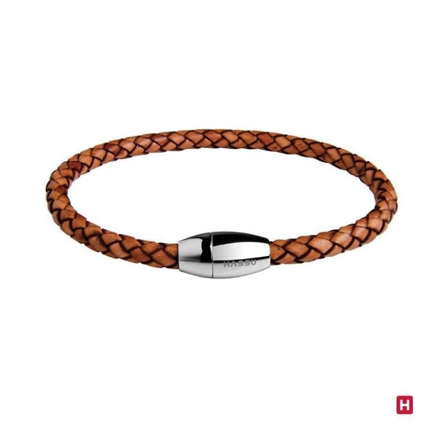 Foto de Pulsera de piel marrón