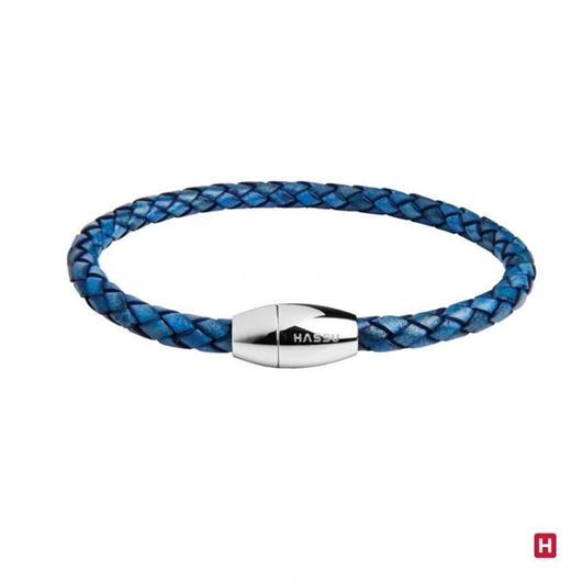 Picture of Pulsera de piel azul 