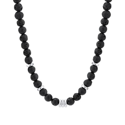 Picture of Collar de cuentas roca volcánica 