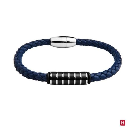 Picture of Pulsera de piel y acero