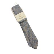 Foto de Corbata + pañuelo microfibra estampado en tonos azules