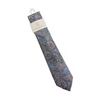 Foto de Corbata microfibra estampado en tonos malva