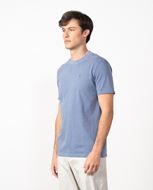 Foto de Camiseta en algodón tintado color azul lavado