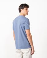 Foto de Camiseta en algodón tintado color azul lavado