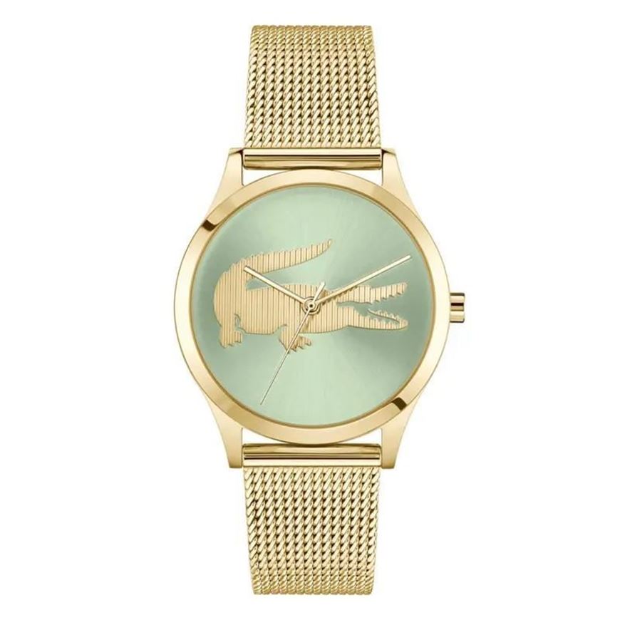 Foto de Reloj Lacoste turquesa malla milanesa dorada 36mm