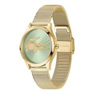Foto de Reloj Lacoste turquesa malla milanesa dorada 36mm