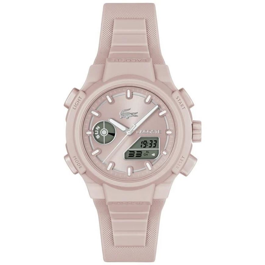 Foto de Reloj Lacsote LC33 Dual Display multifunción Silicona rosa empolvado