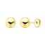 Picture of Pendientes dormilones bola oro amarillo 18kt 7 mm