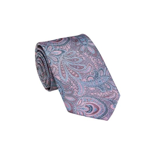 Foto de Corbata microfibra estampado en tonos malva