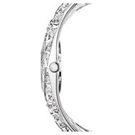 Foto de Reloj Curiosa Bangle Pulsera de cristal, Tono plateado, Acero inoxidable