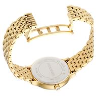 Foto de Reloj Imber Fabricado en Suiza, Brazalete de metal, Tono dorado, Acabado tono oro