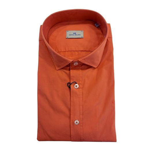 Foto de Camisa regular fit color sorbete de fresa