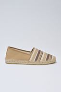 Foto de Alpargatas rayas tonos beige