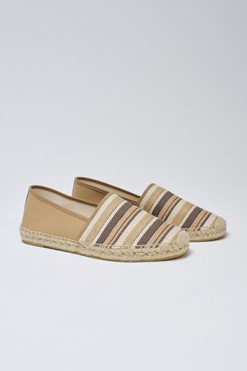 Picture of Alpargatas rayas tonos beige