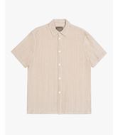 Foto de Camisa bowling de punto entramado beige