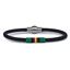 Picture of Pulsera cordón náutico con bandera España con hilo verde 22cm