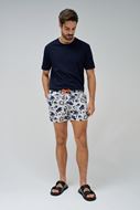 Foto de Bañador estampado figuras off-white y marino