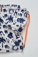 Foto de Bañador estampado figuras off-white y marino