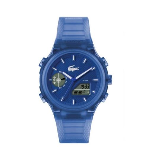 Foto de Reloj Lacoste LC33 Dual Display multifunción Silicona azul translúcido