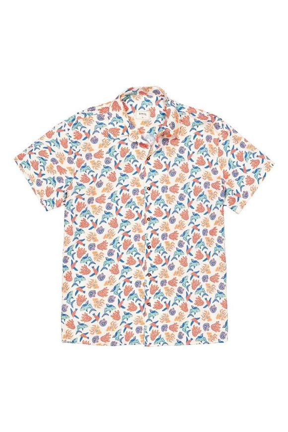 Foto de Camisa Itacare Off White corales
