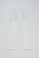 Foto de Pantalón largo de lino y algodón color blanco