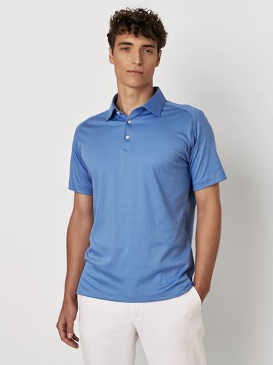 Foto de Polo Kent manga corta azul 