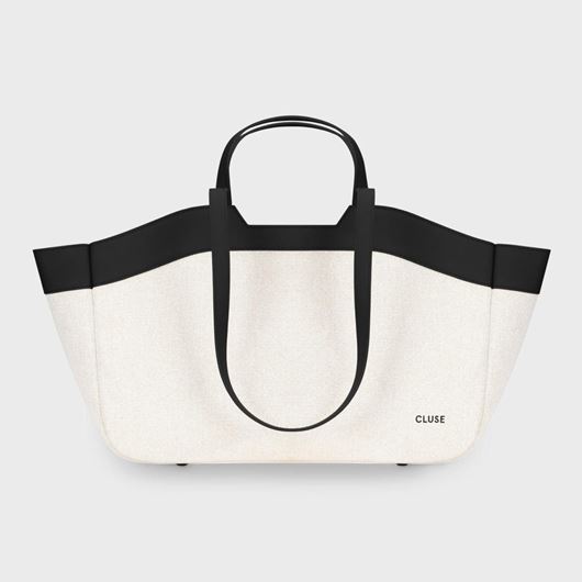 Foto de Bolso Cluse Tote Color beige y negro