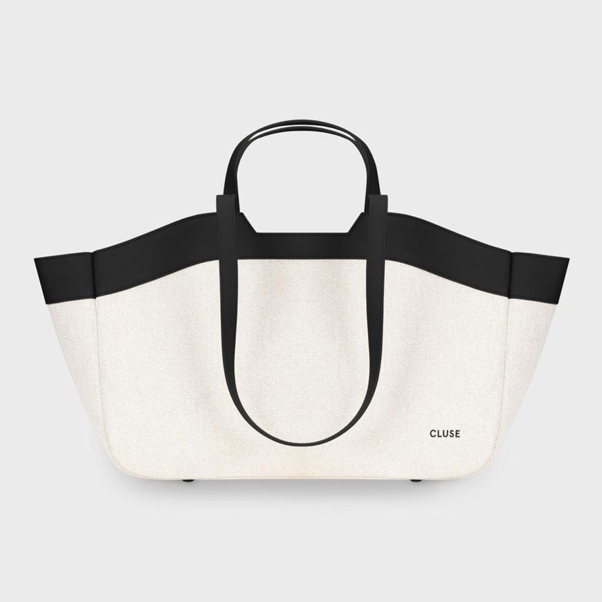 Foto de Bolso Cluse Tote Color beige y negro