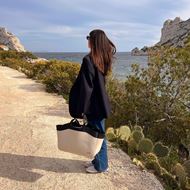 Foto de Bolso Cluse Tote Color beige y negro