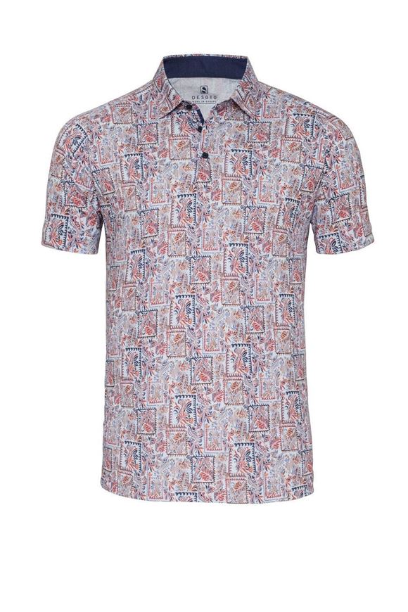 Foto de Polo Kent manga corta estampado paisley