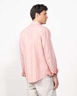Picture of Camisa lino y algodón rosa lavado