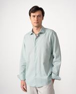 Picture of Camisa lino y algodón verde salvia