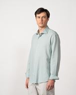 Picture of Camisa lino y algodón verde salvia