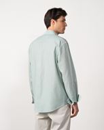 Picture of Camisa lino y algodón verde salvia