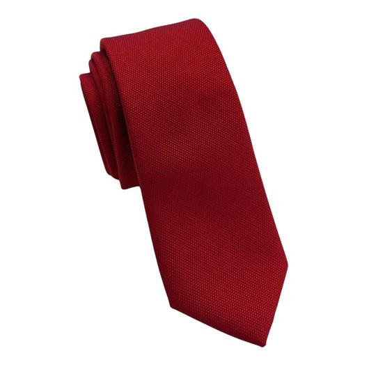 Picture of Corbata jacquard 100% microfibra roja 5.5cm