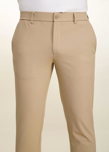 Foto de Pantalón vestir-sport slim fit color beige