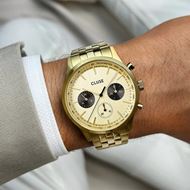 Foto de Reloj Anthéor Multifunction Watch Steel Black, Full Gold Colour