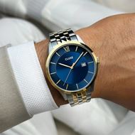 Foto de Reloj Aravis 3-Hand Watch Steel, Blue, Two-Tone